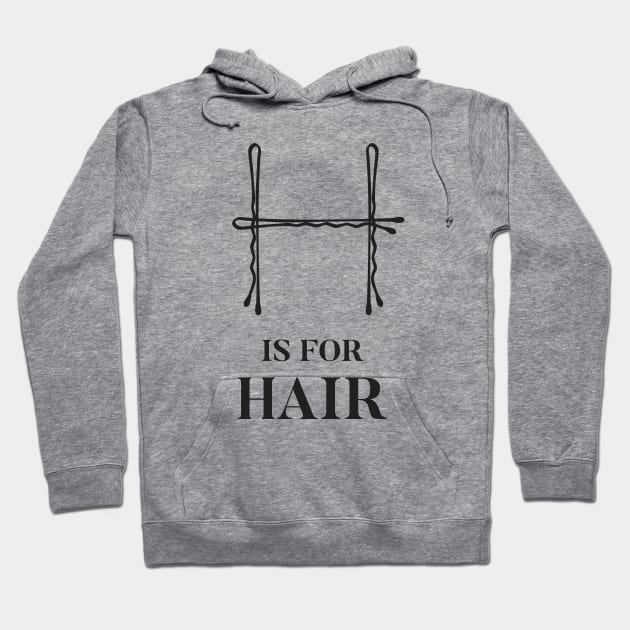 Hair Salon Quote Fashion Beauty Bobby Pins Hoodie by Inogitna Designs